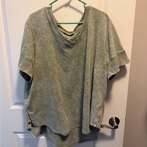 Jane and Delancey Olive Short Sleeve Tee